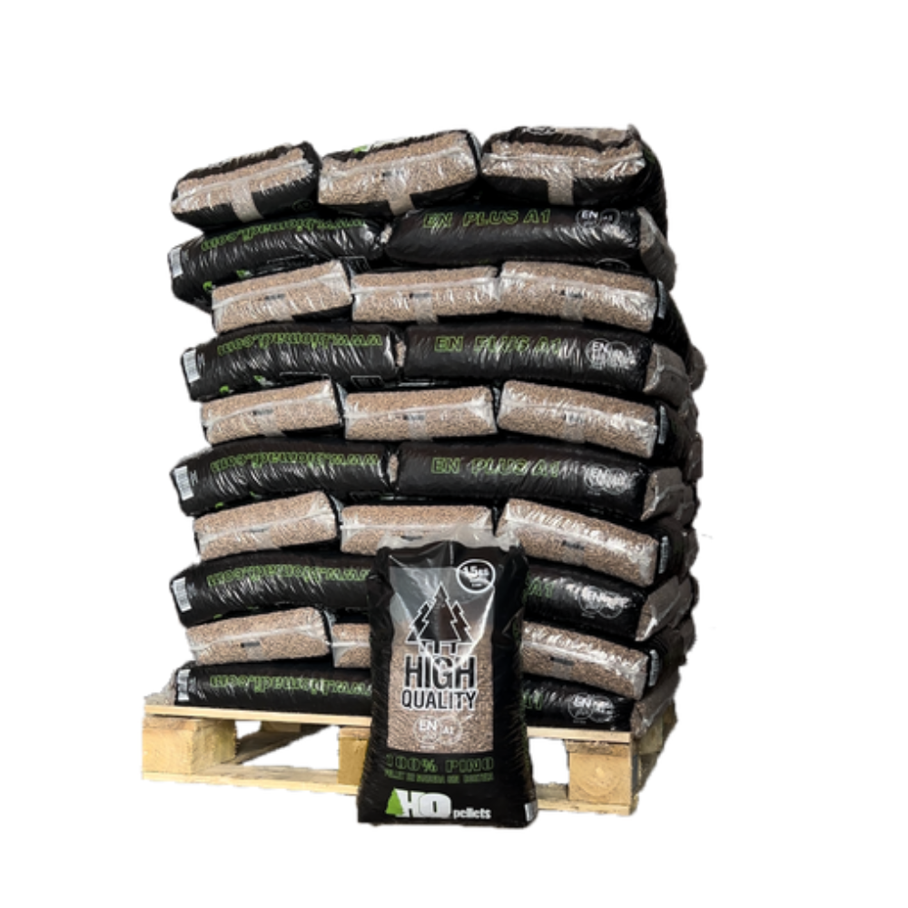 Pellet de Madera de Pino 1050 kg / 70 Sacos de 15 kg